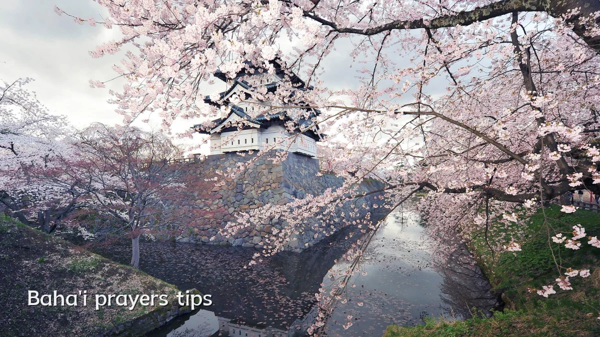 Baha'i prayers tips