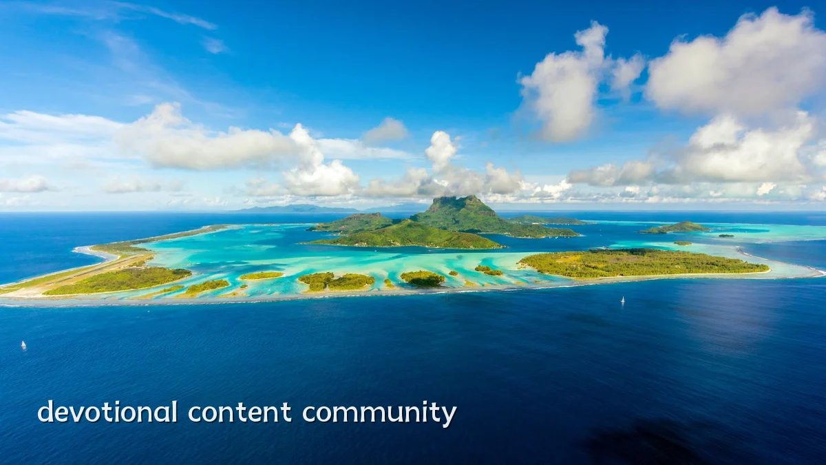 devotional content community