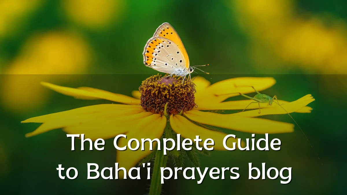 The Complete Guide to Baha'i prayers blog