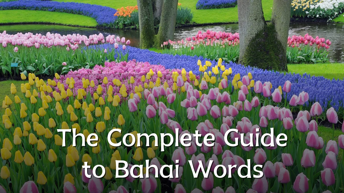 The Complete Guide to Bahai Words