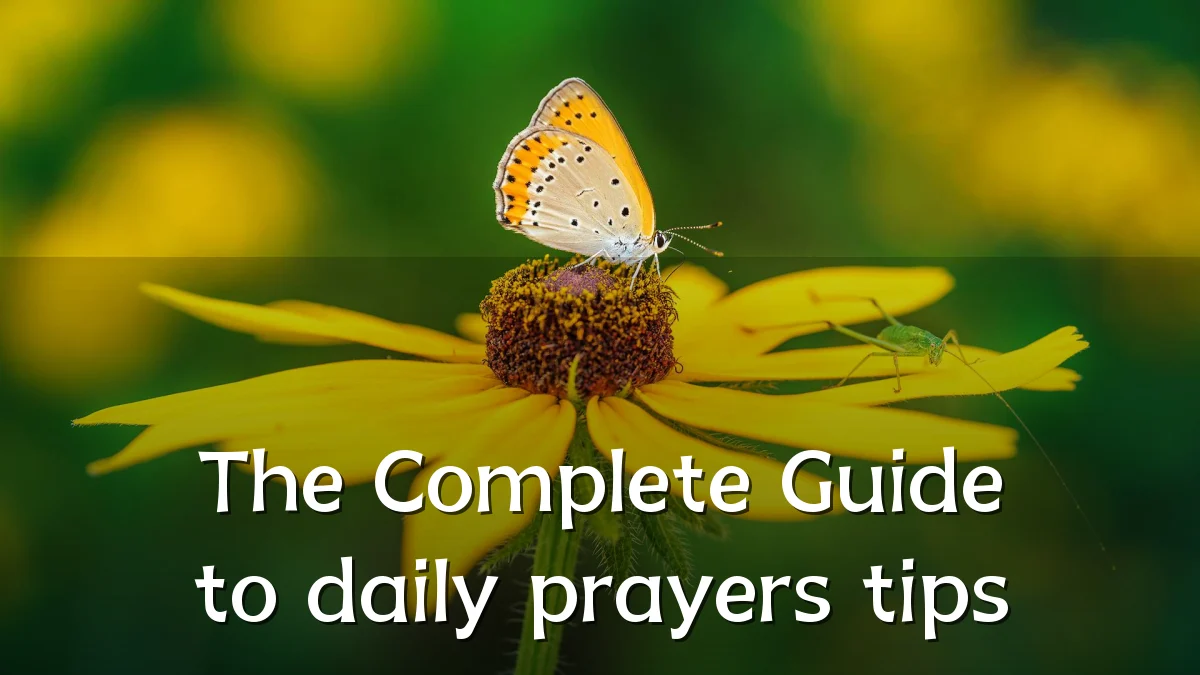 The Complete Guide to daily prayers tips