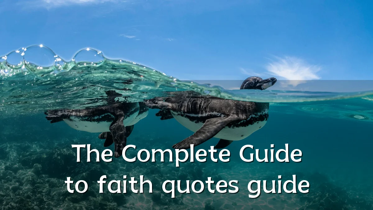 The Complete Guide to faith quotes guide