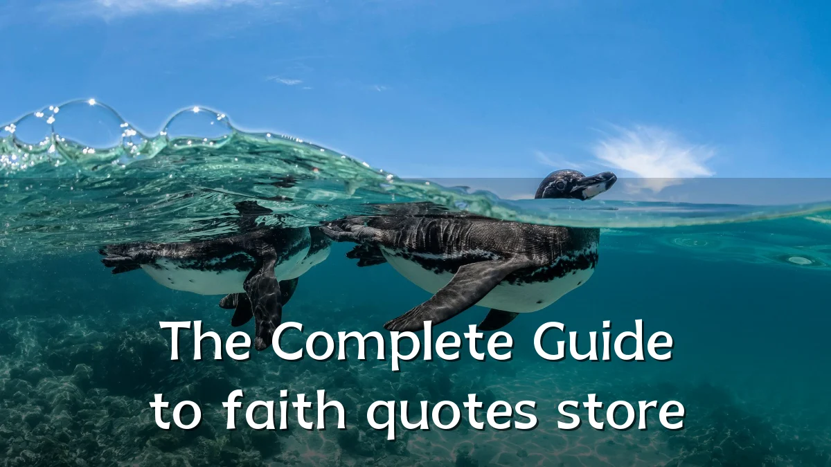 The Complete Guide to faith quotes store