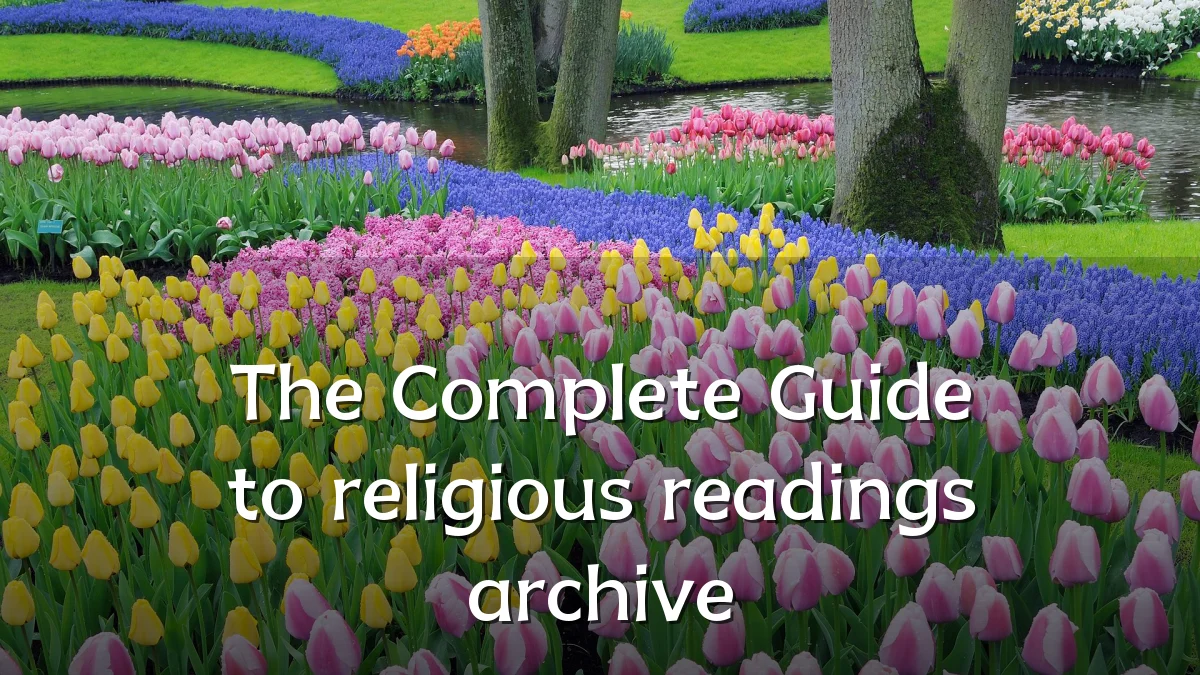 The Complete Guide to religious readings archive