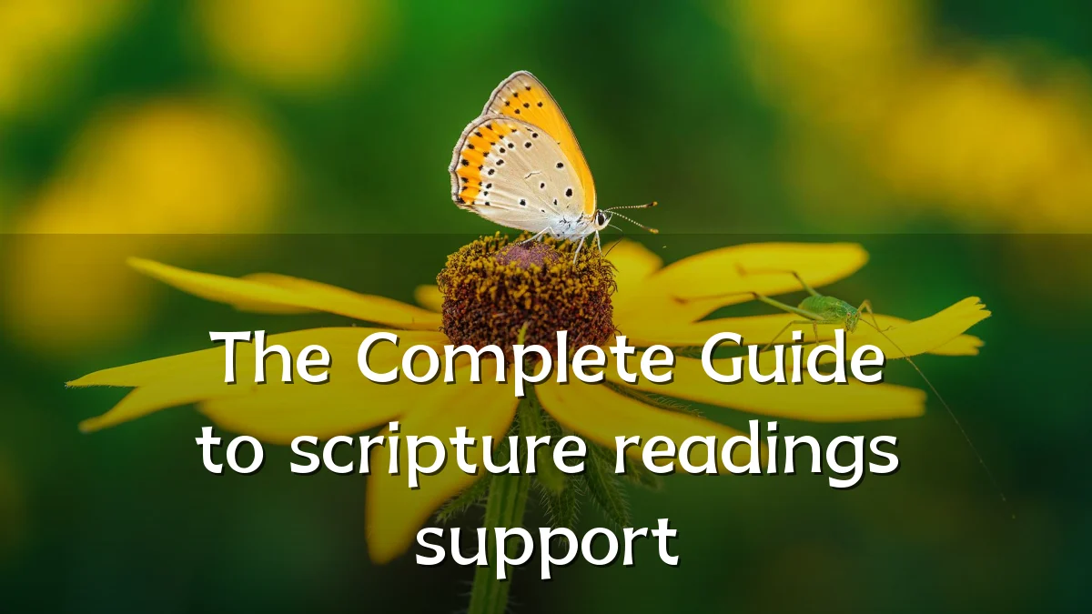 The Complete Guide to scripture readings support