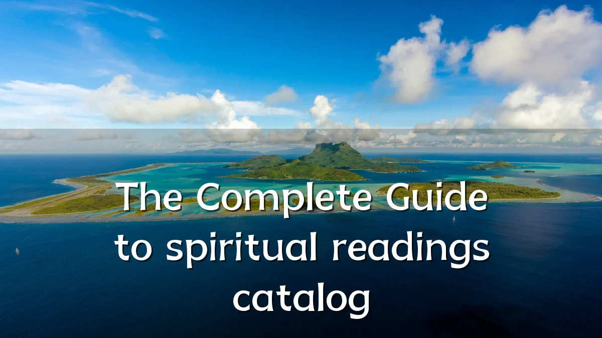 The Complete Guide to spiritual readings catalog