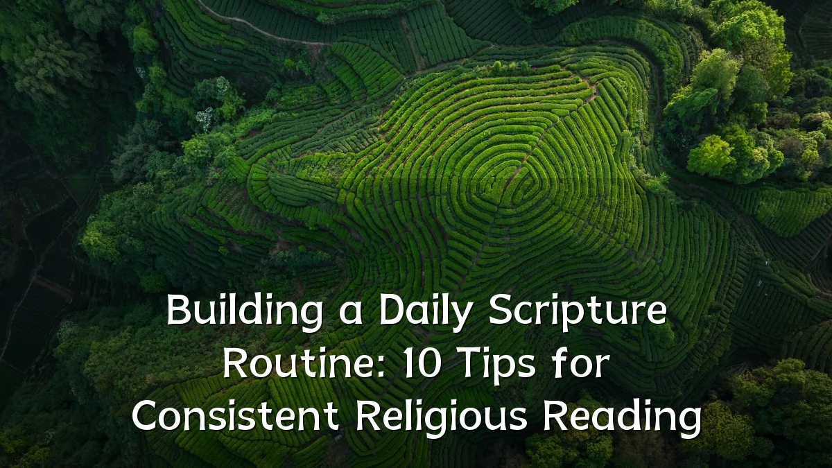 Building a Daily Scripture Routine: 10 Tips for Consistent Religious Reading