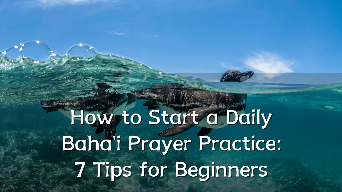 How to Start a Daily Baha'i Prayer Practice: 7 Tips for Beginners