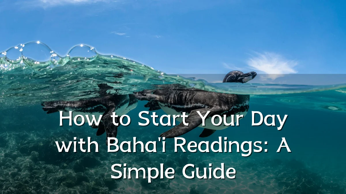 How to Start Your Day with Baha'i Readings: A Simple Guide