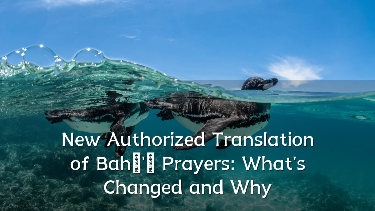 New Authorized Translation of Bahá'í Prayers: What's Changed and Why
