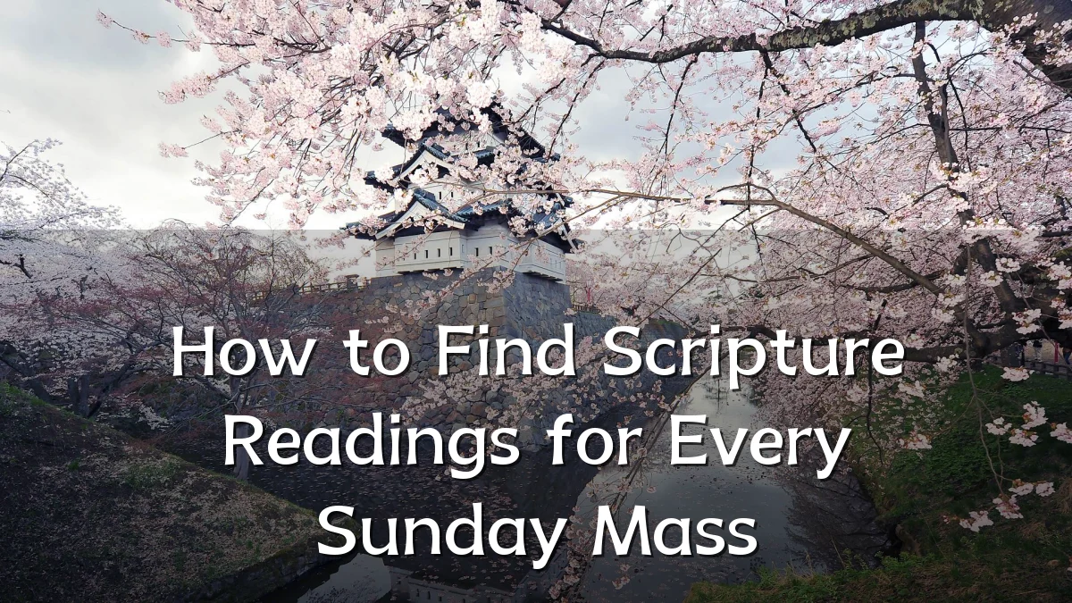 How to Find Scripture Readings for Every Sunday Mass
