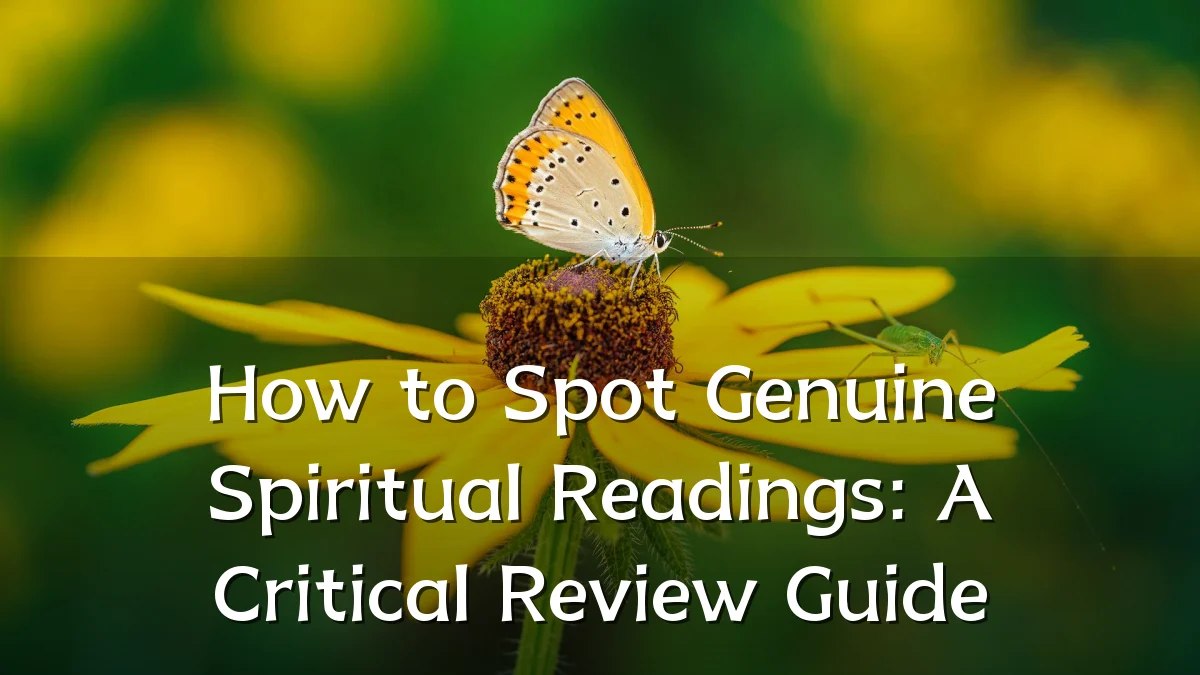 How to Spot Genuine Spiritual Readings: A Critical Review Guide
