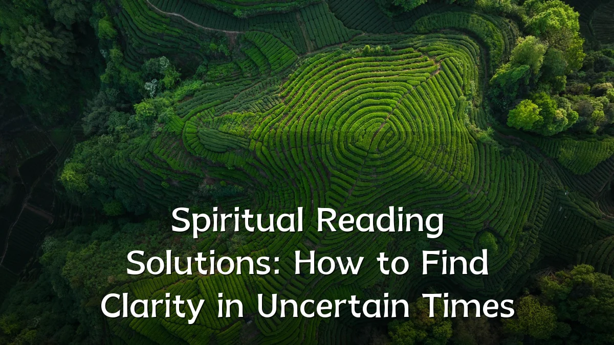 Spiritual Reading Solutions: How to Find Clarity in Uncertain Times