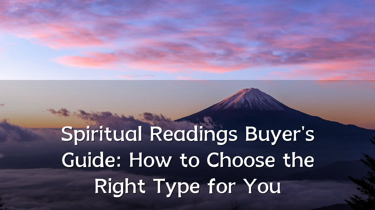 Spiritual Readings Buyer's Guide: How to Choose the Right Type for You