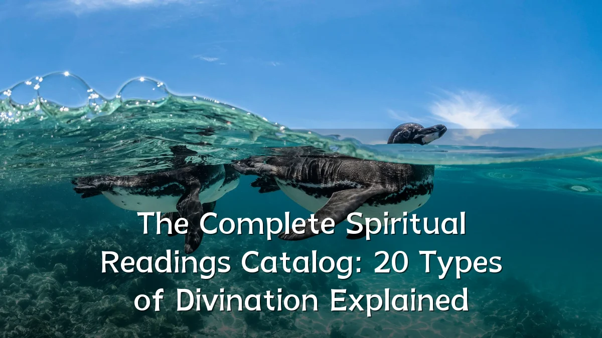 The Complete Spiritual Readings Catalog: 20 Types of Divination Explained